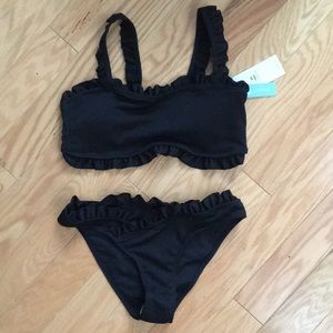 Black Frilly Bikini